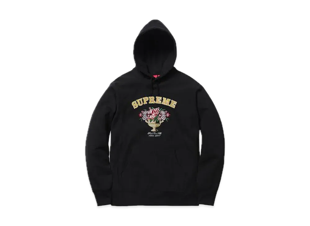 Supreme Centerpiece Hooded Sweatshirt "Black"