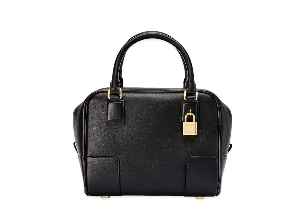 LOEWE Amazona 19 Square Bag In Nappa Calfskin "Black"