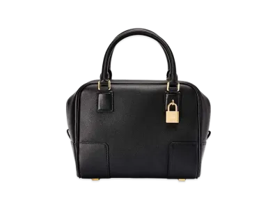 LOEWE Amazona 19 Square Bag In Nappa Calfskin "Black"