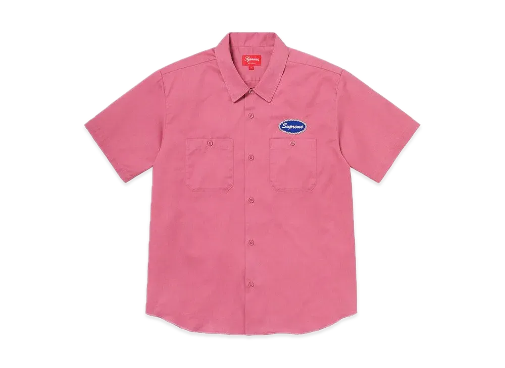 Supreme Studded Patch S/S Work Shirt 