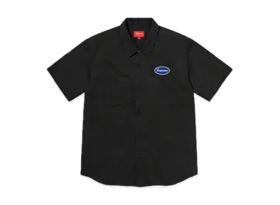 Supreme Studded Patch S/S Work Shirt "Black"