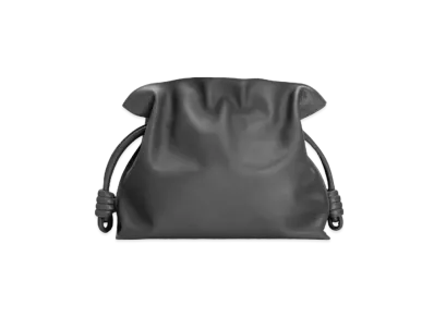 LOEWE Flamenco Clutch In Nappa Calfskin "Black"