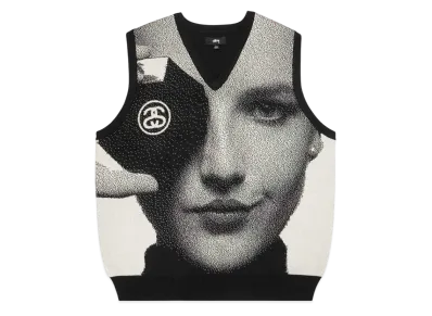 Stussy Photo Jacquard Vest "Black"