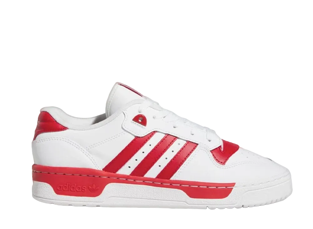アディダス ライバルリー ロー "フットウェアホワイト/チームパワーレッド"