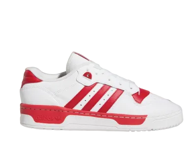 adidas Rivalry Low "Footwear White/Team Pawer Red"