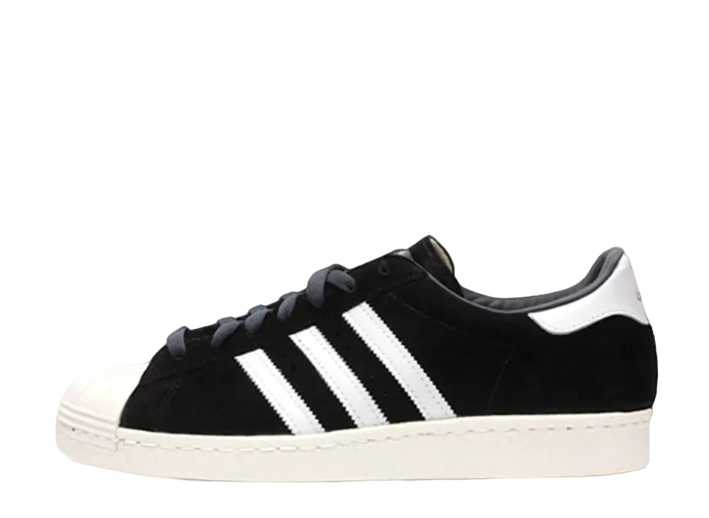 adidas Superstar 80s DLX Suede "Black White-Gold Metallic"