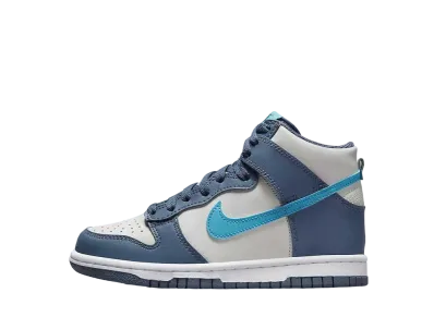 ナイキ GS ダンク ハイ "ライト ボーン/ディフィゥズ ブルー"