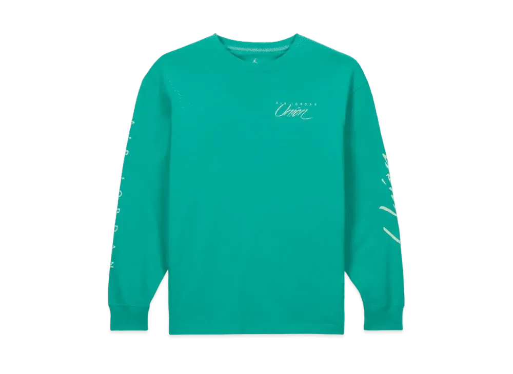 Jordan x UNION Long Sleeve Tee "Emerald Green"