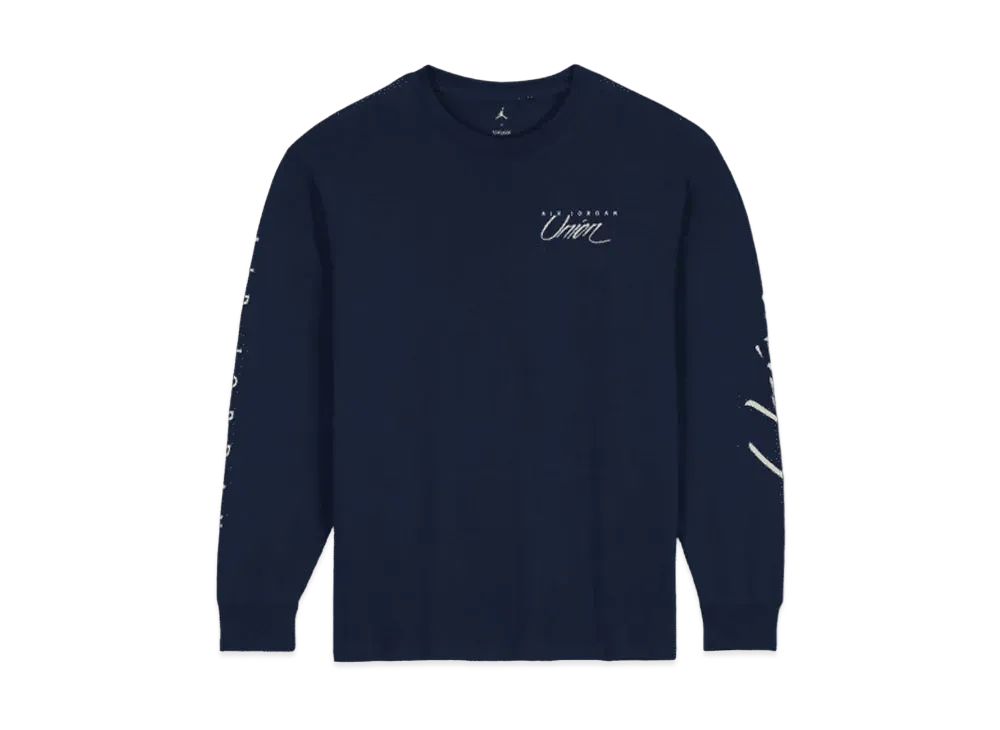 Jordan x UNION Long Sleeve Tee "Navy"