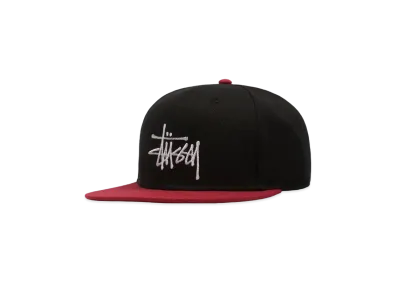 Stussy 2TONE TEAM STRAPBACK CAP "Black"