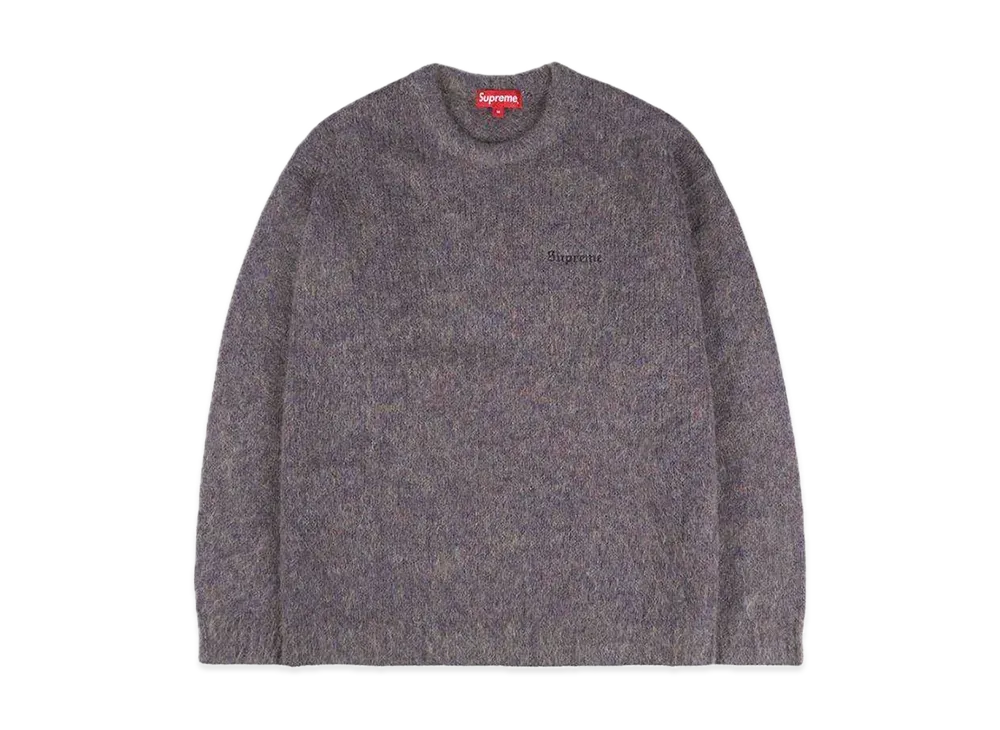 Supreme Mohair Sweater "Purple Mélange"