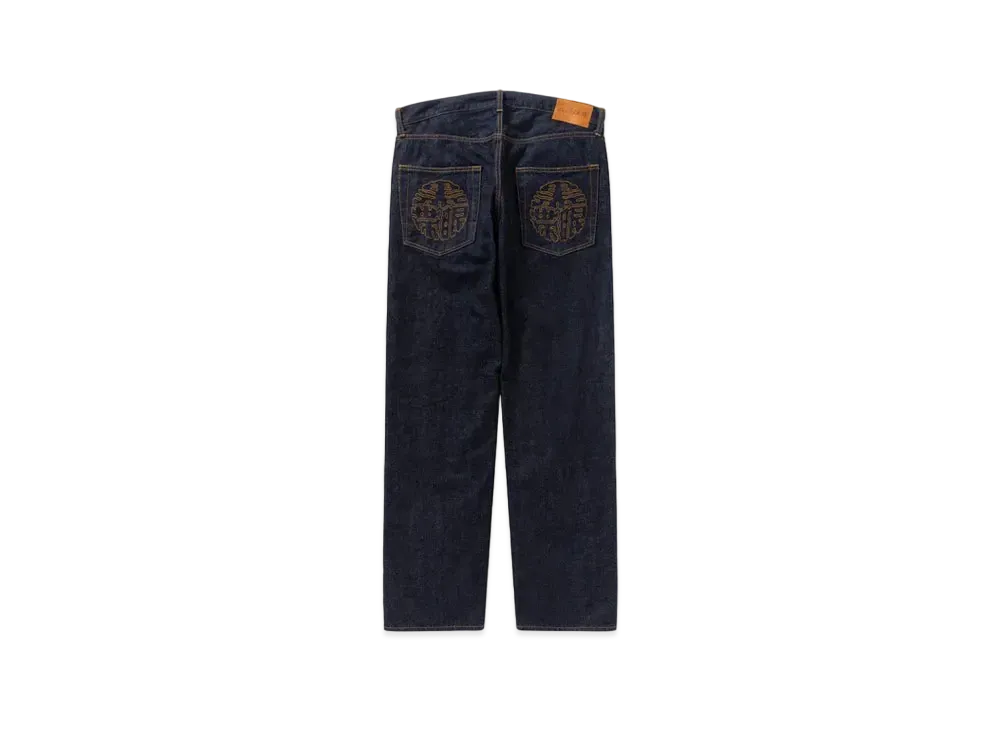 Black Eye Patch Kamon Jeans "Indigo"