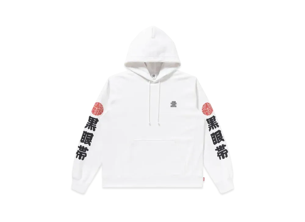 Black Eye Patch Kamon Hoodie "White"