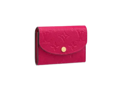 Louis Vuitton Rosalie Coin Purse Monogram Empreinte Leather "Rose Pondicherry"