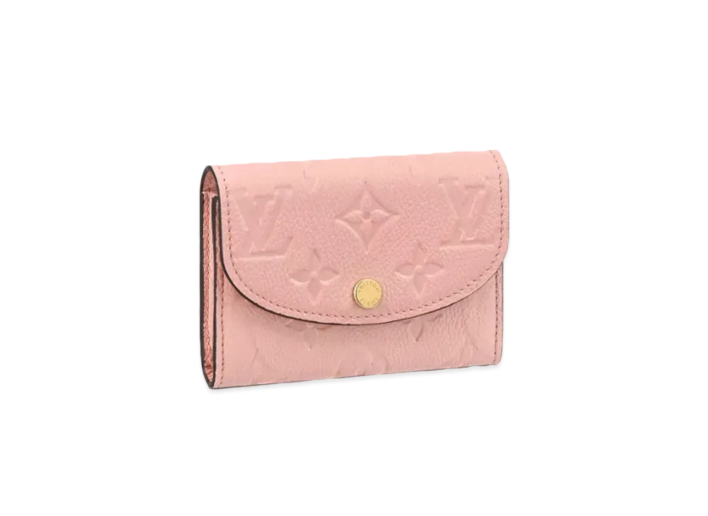 Louis Vuitton Rosalie Coin Purse Monogram Empreinte Leather "Rose Poodle"