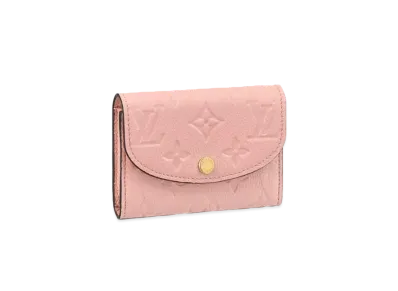 Louis Vuitton Rosalie Coin Purse Monogram Empreinte Leather "Rose Poodle"
