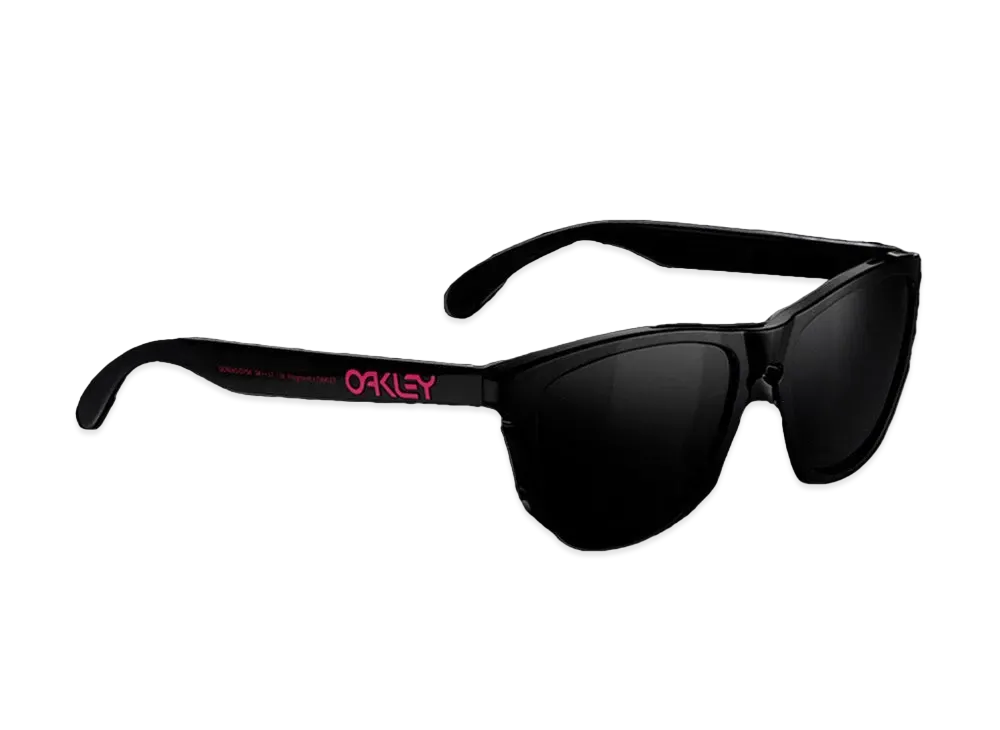 FRAGMENT x OAKLEY Frogskins Polished Black w/Prizm Grey "Vivid Pink"