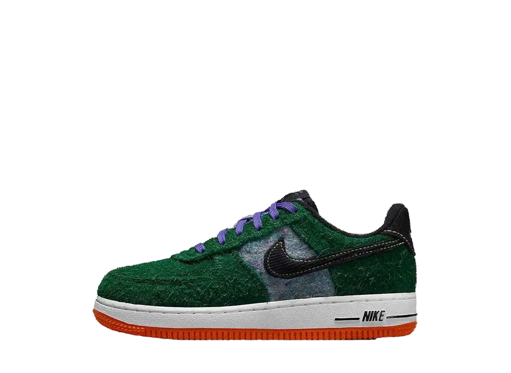 Nike PS Air Force 1 Low Shadow "Shaggy Green Suede"