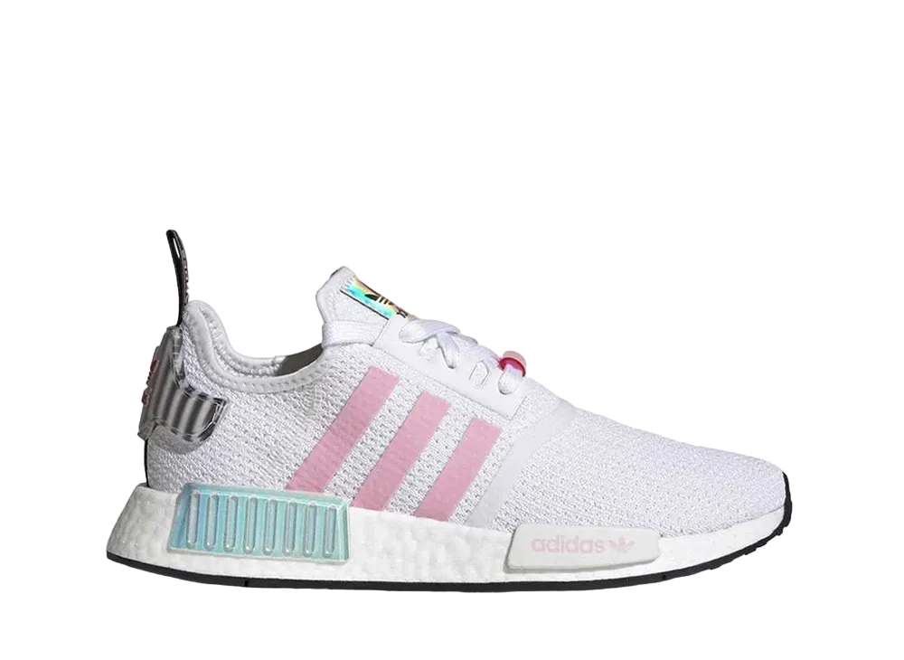 adidas Women's NMD R1 "White True Pink Hologram"