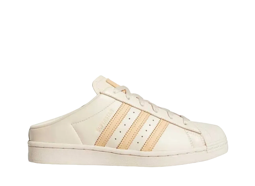 アディダス ウィメンズ スーパースター "ミュール ハロー アイボリー"