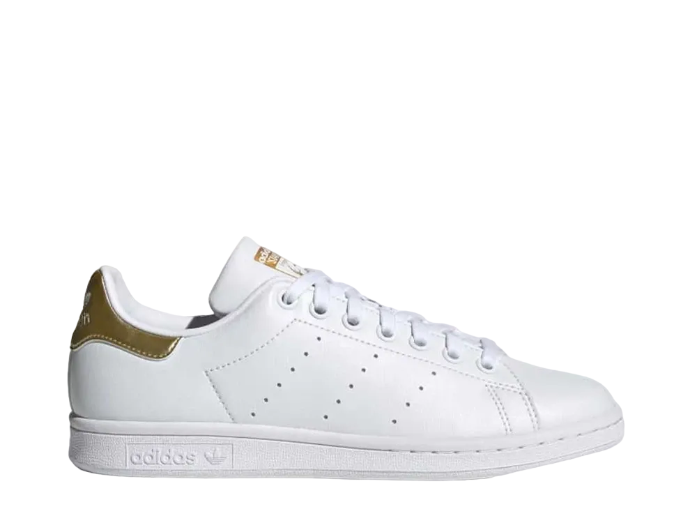 アディダス ウィメンズ スタンスミス "ホワイト ゴールド メタリック"
