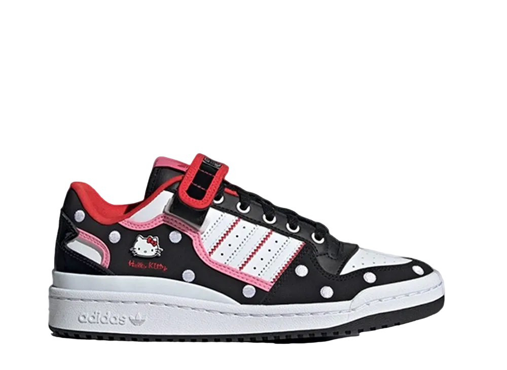 Hello Kitty × adidas Women's Forum Low "Core Black/Footwear White"