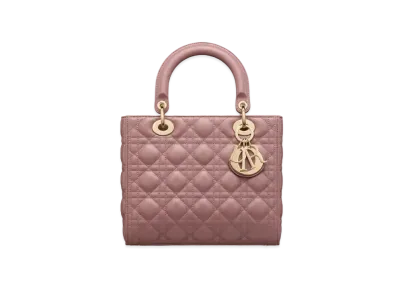 Dior Medium Lady Dior Bag Cannage Lambskin "Peony Pink"