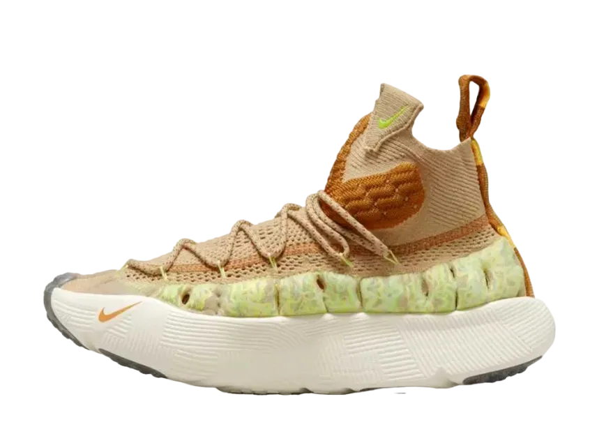 ナイキ イスパ センス フライニット "セサミ アンド デザートオークル"