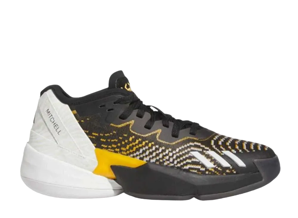 アディダス ドン イシュー4 "コアブラック/チームカレッジゴールド/フットウェアホワイト"