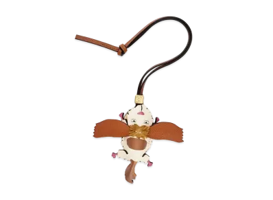 LOEWE x Howl's Moving Castle Heen Charm In Classic Calfskin "Rust"