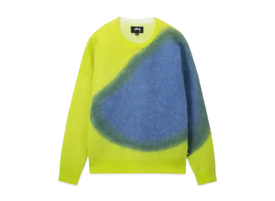 Stussy Brushed Dot Sweater "Lime"