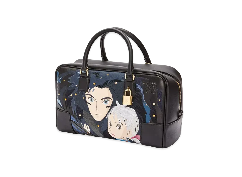 LOEWE x Howl's Moving Castle Howl Amazona 28 Bag In Nappa Calfskin "Black"