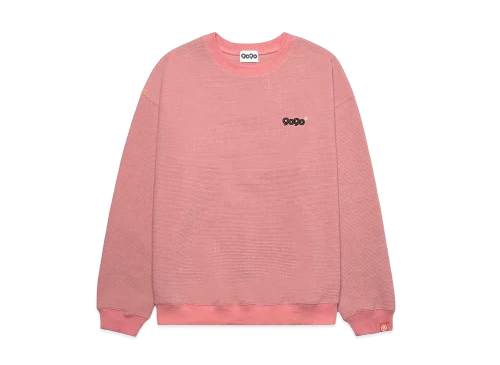9090 Logo Waffle Sweat "Salmon pink"
