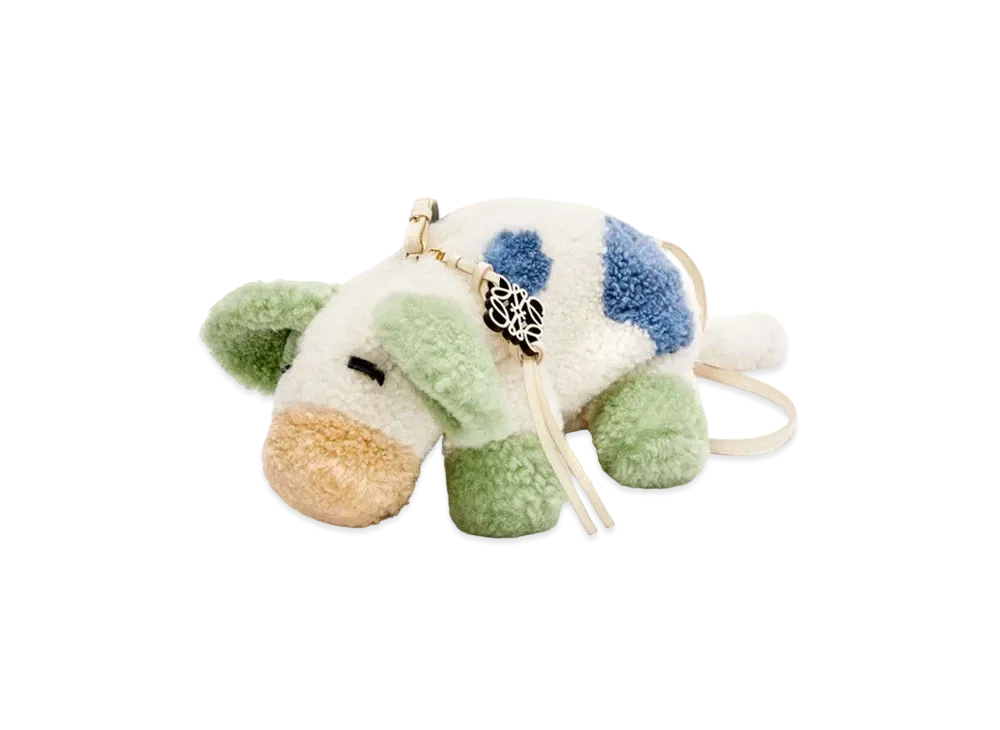 LOEWE x Howl's Moving Castle Cow Bag In Shearling "White"
