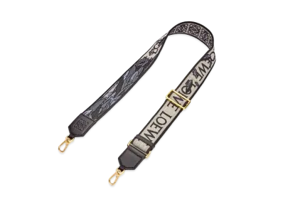 LOEWE x Howl's Moving Castle Howl Strap In Anagram Jacquard and Calfskin "Black"