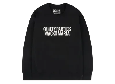 WACKO MARIA HEAVY WEIGHT SWEAT SHIRT "Black"