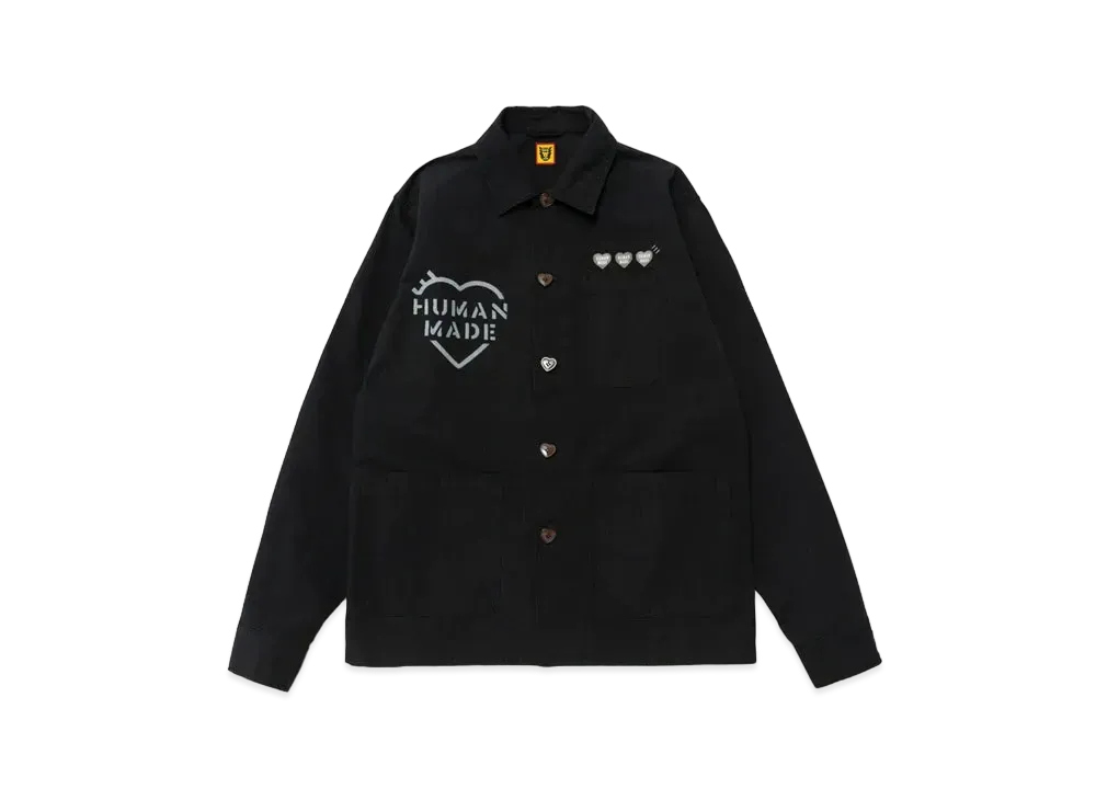 HUMAN MADE Military Overshirt "Navy"