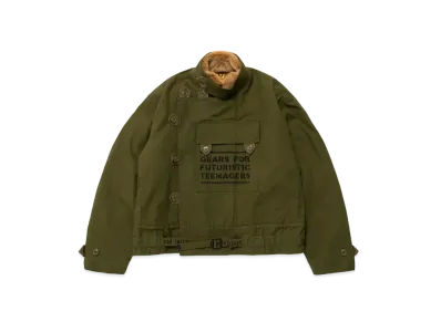 HUMAN MADE Military Motorcycle Jacket "Olive Drab"