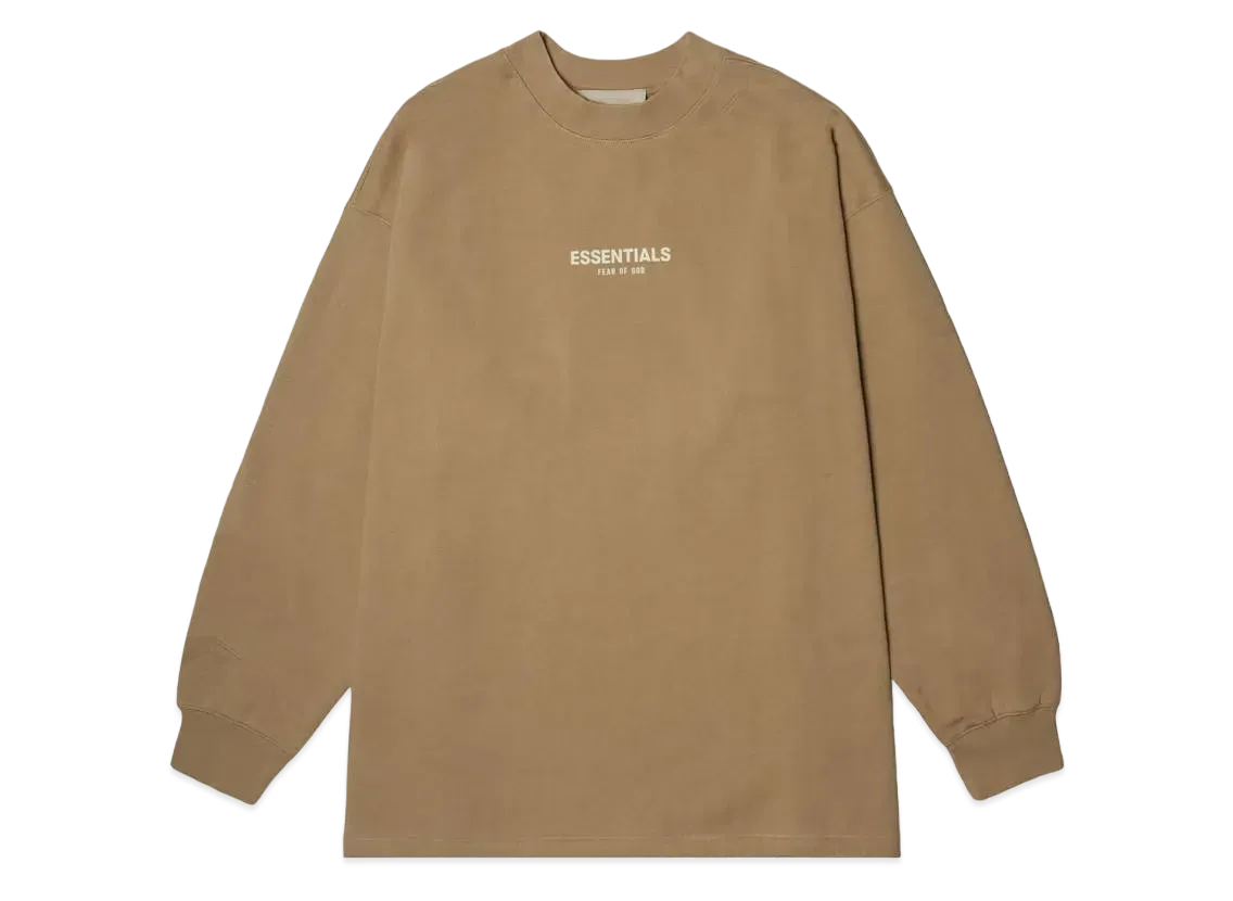 FEAR OF GOD ESSENTIALS Oak Relaxed Crew Neck Sweatshirt "Oak"