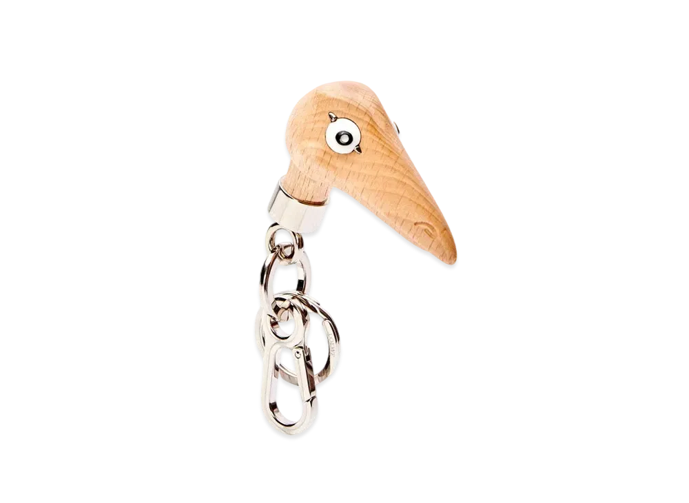 LOEWE x Howl's Moving Castle Cane Handle Charm In Wood and Brass "Natural"