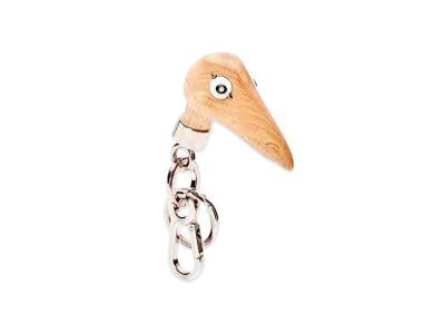 LOEWE x Howl's Moving Castle Cane Handle Charm In Wood and Brass "Natural"