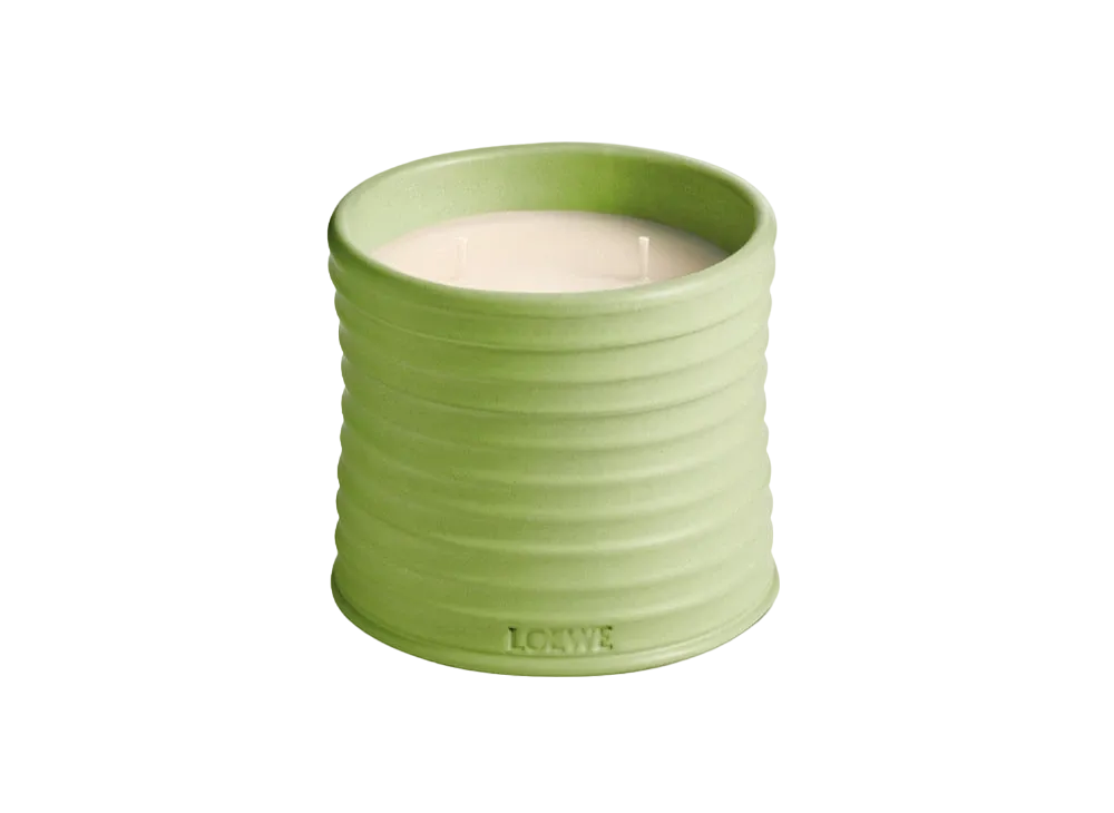 LOEWE Medium Cucumber Candle "Light Green"