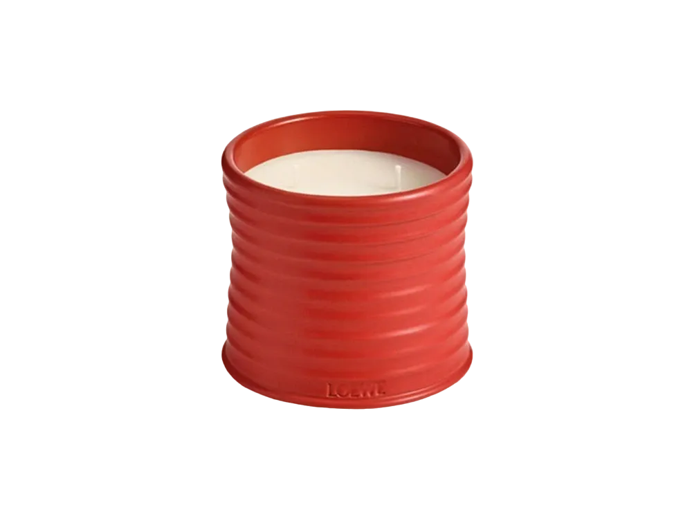 LOEWE Medium Tomato Leaves Candle "Red"