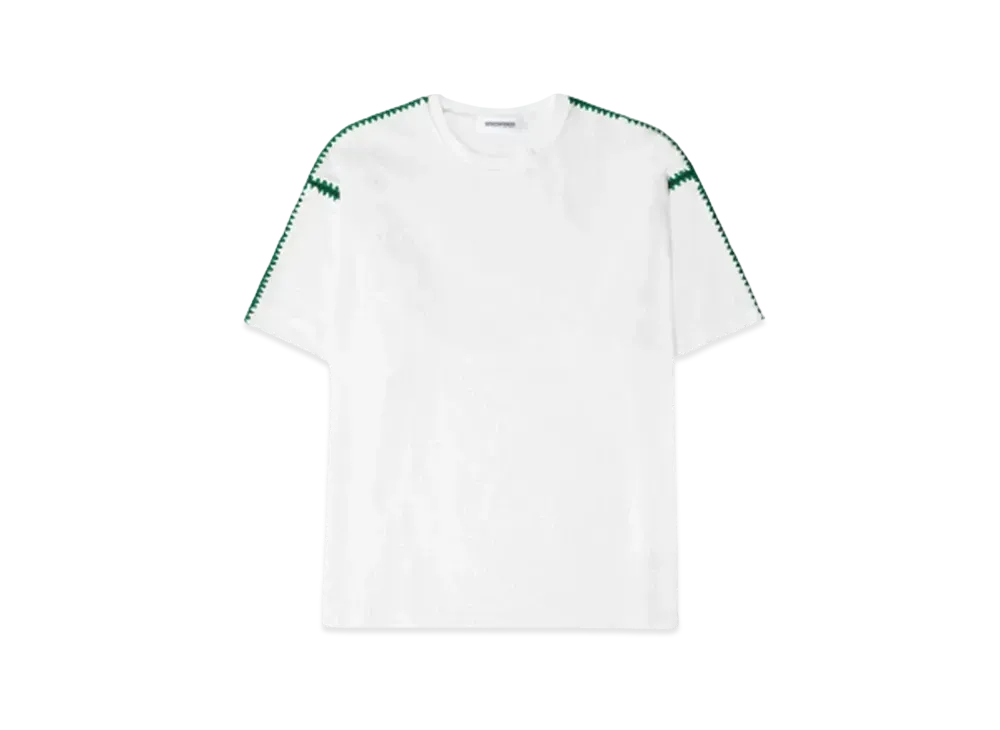 DISCOVERED SHELL STITCH S/S CUTSEWN "WHITE"