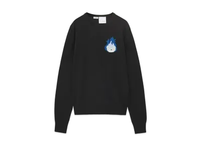 LOEWE x Howl's Moving Castle Calcifer Sweater In Wool "Black"