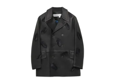 LOEWE x Howl's Moving Castle Howl Peacoat In Nappa "Black"