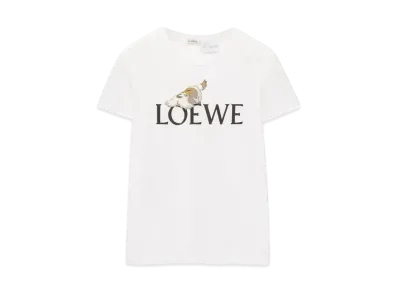 LOEWE x Howl's Moving Castle Heen Loewe T-shirt In Cotton "White"