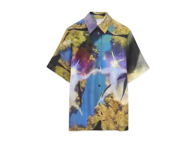 LOEWE x Howl's Moving Castle Magical Sky Shirt In Silk "Multicolor"
