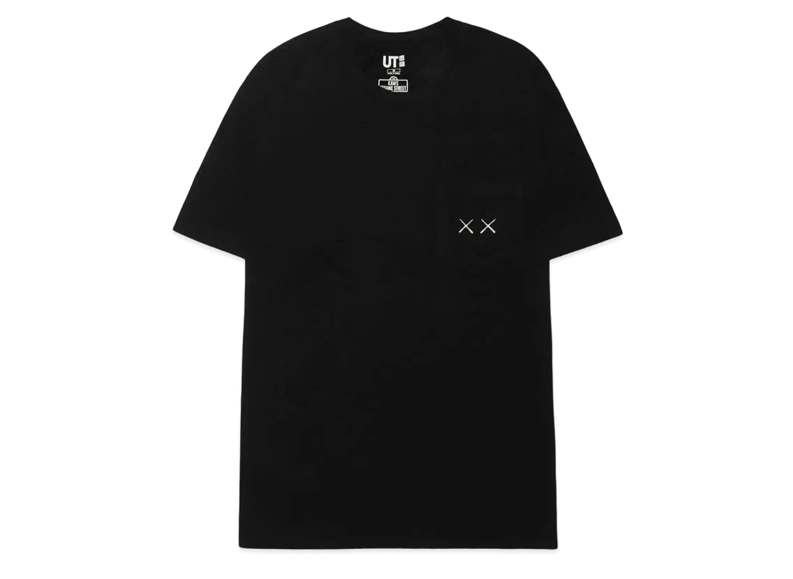KAWS x Uniqlo x Sesame Street XX Pocket Tee "Black"