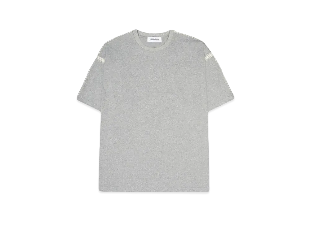 DISCOVERED SHELL STITCH S/S CUTSEWN "GRAY"
